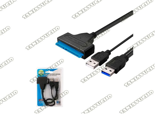 *** CABLE ADAPTADOR USB 3.0 A SATA 2.5 DISCOS RIGIDOS Y SSD (3427)